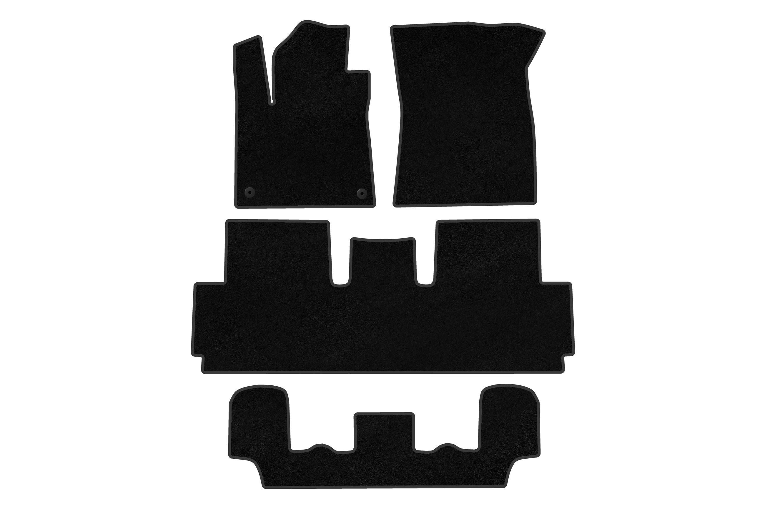 Коврики автомобильные текстильные Digital Designs Classic для Grand 3 ряда для Citroen C-4 Picasso 2013-2022 гг. Черный (186030)