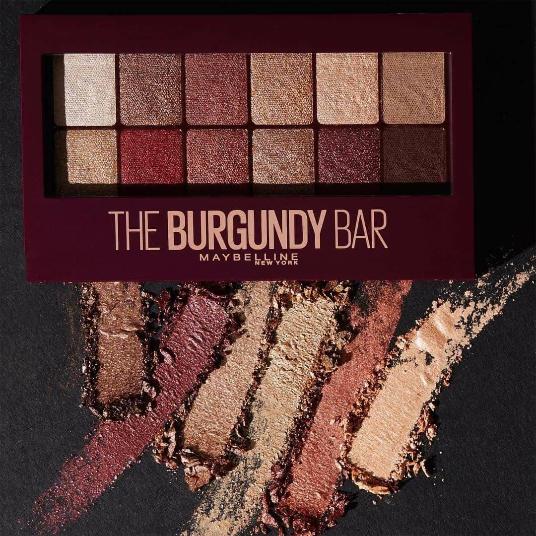 Палетка теней для век Maybelline New York The Burgundy bar - фото 4