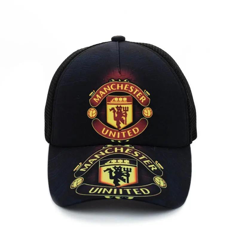 Кепка детская с сеткой Manchester United с регулируемым размером (52-56)