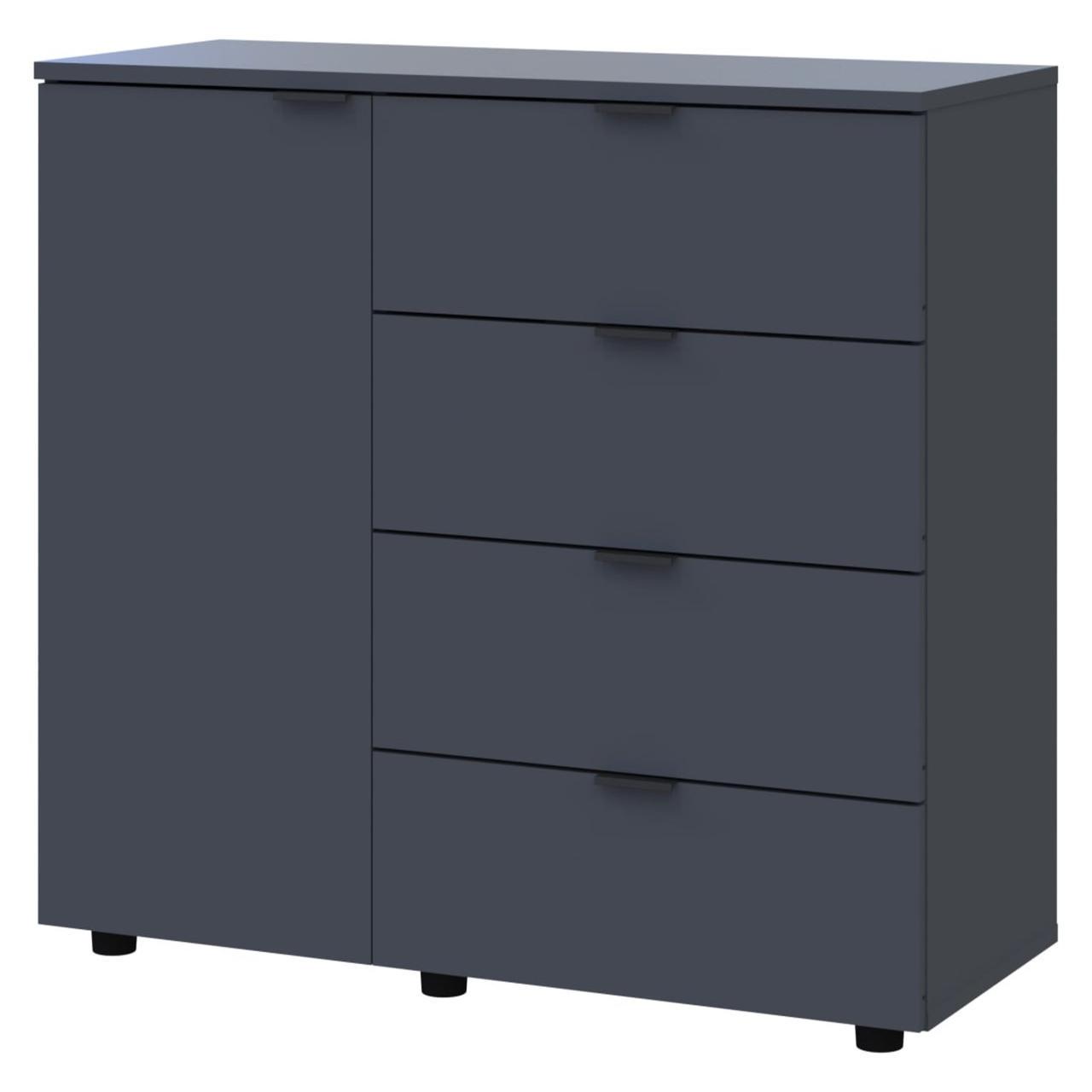 Комод в гостиную Doros Гелар GС1 100х40х81,2 см Графитовый (DRS-011288)