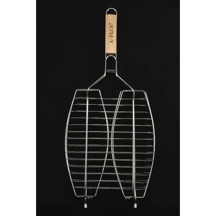 Решетка-гриль для рыбы A-PLUS 1888 2 секции (1377290887) - фото 7 Решетка-гриль для рыбы A-PLUS 1888 2 секции (1377290887) - фото 7