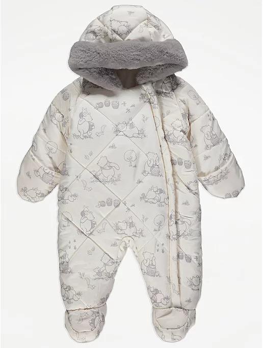 Комбинезон зимний для девочки George 68-74 см Белый (194807495)