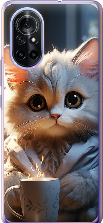 Чехол на Huawei Nova 8 White cat (5646u-2245-42517)
