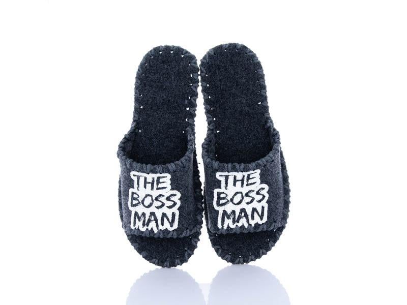 Тапочки фетровые мужские VENDS 387 р. 40-41 Серый Тапочки фетровые мужские VENDS 387 р. 40-41 Серый