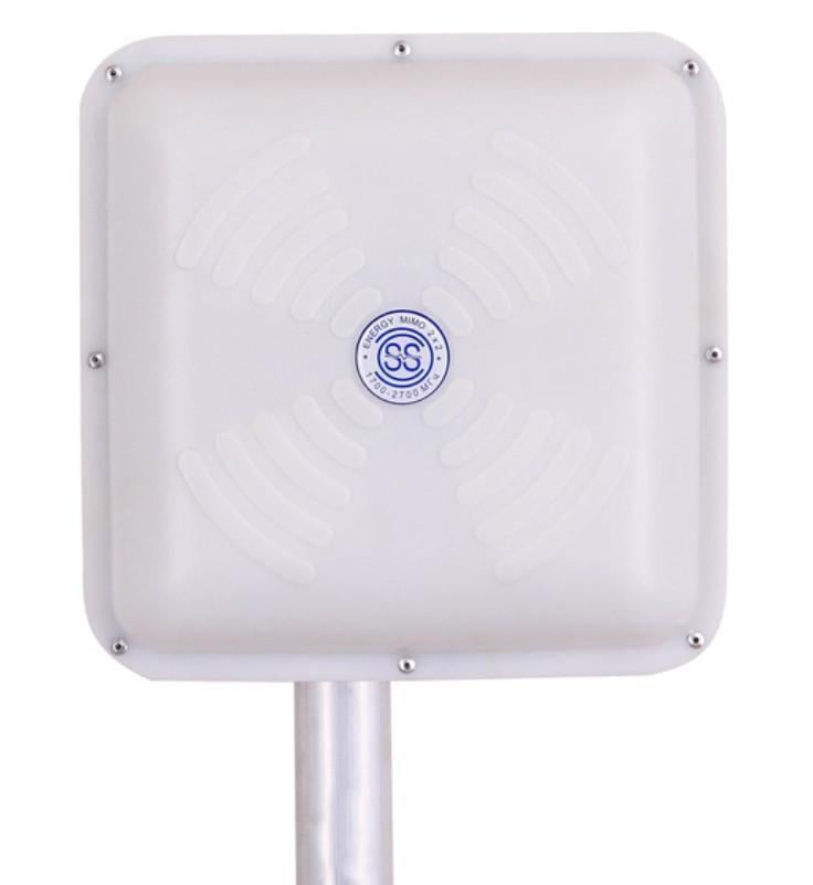Антенна панельная Energy MIMO 2x15 дБ 1700-2700 МГц 23х23 см (1796967561)