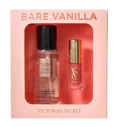 Подарочный набор Victoria's Secret The Mist&Kiss Two-Piece Gift Set Bare Vanilla 75 мл + 3,2 г Подарочный набор Victoria's Secret The Mist&Kiss Two-Piece Gift Set Bare Vanilla 75 мл + 3,2 г