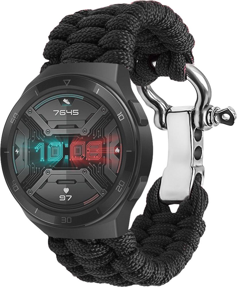 Ремешок из Паракорда Ruper для Huawei Watch GT2e 46 мм (22mm) Black (30805-2B)