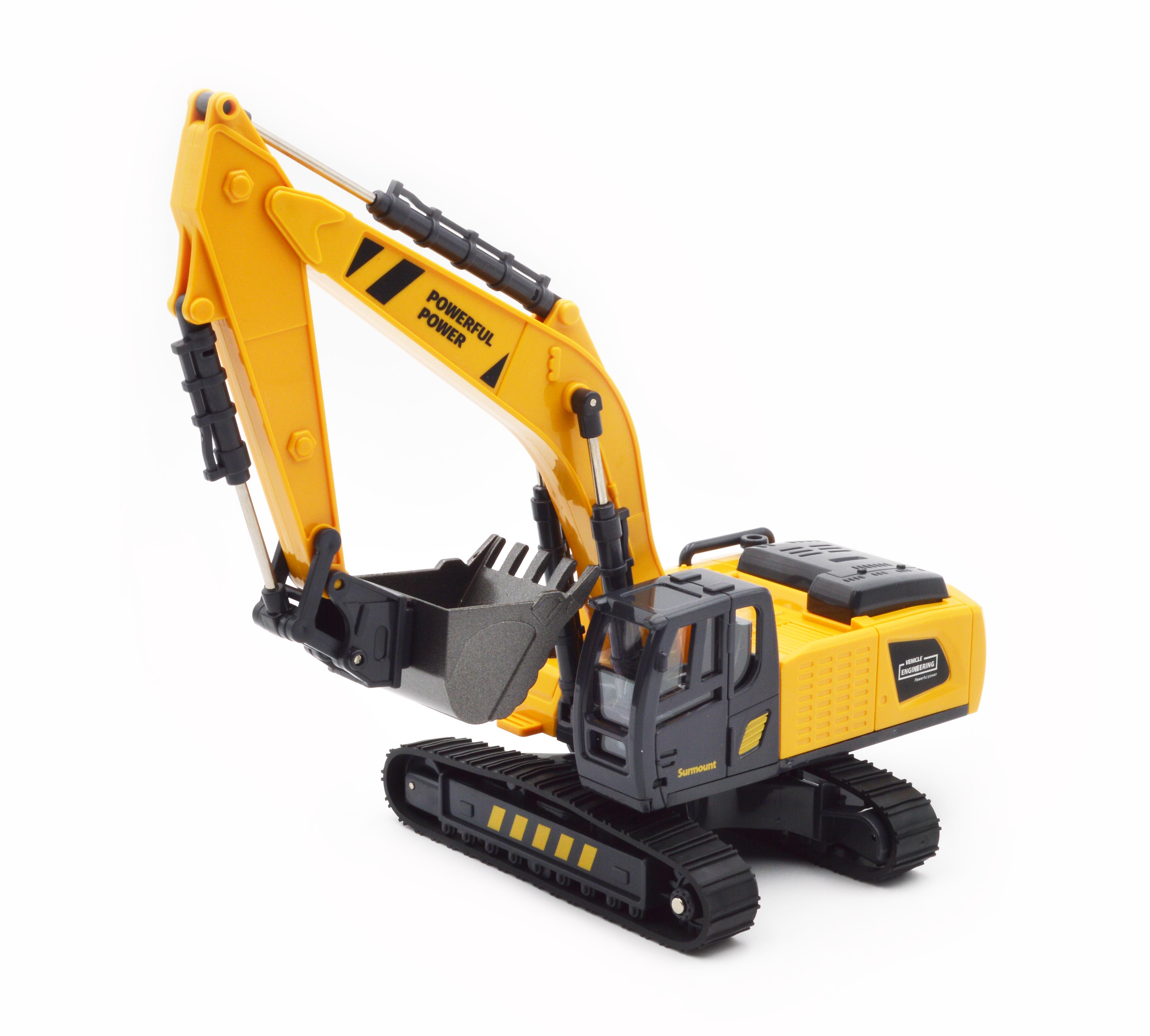 Модель гусеничный экскаватор CLM 23A металлический ковш - фото 6