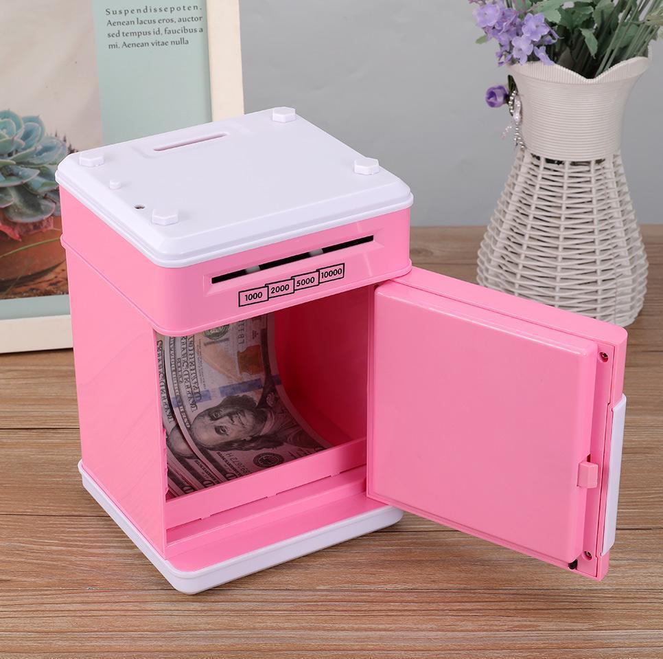 Скарбничка дитяча із кодовим замком Рожевий (1887)