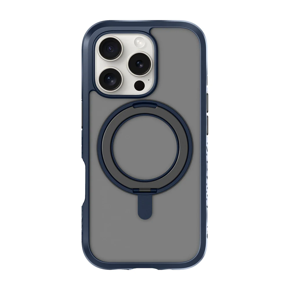 Чехол-накладка LAUT CRYSTAL MATTER case with MagSafe for iPhone 16 Pro Denim Blue (L_IP24B_CM_BL)