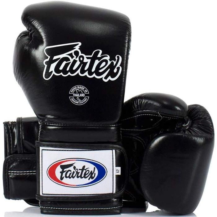 Боксерські рукавички Fairtex 14 унцій Чорний (2176944031)