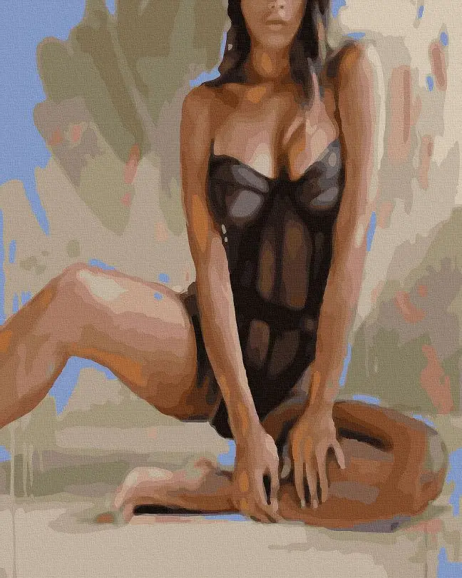 Картина по номерам Красота и гибкость 40x50 см без коробки (ANG416)