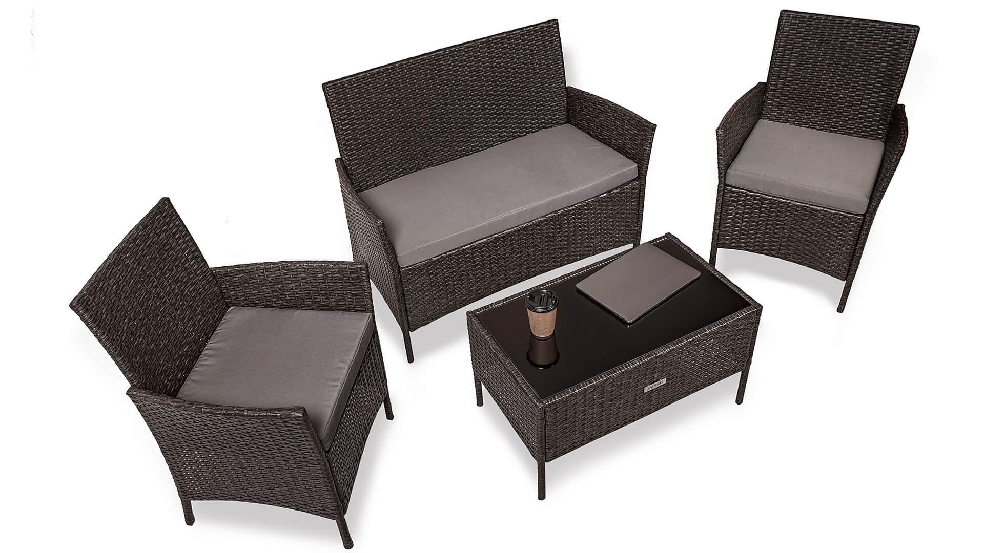 Набор садовой мебели Just Relax Classic Черный шоколад