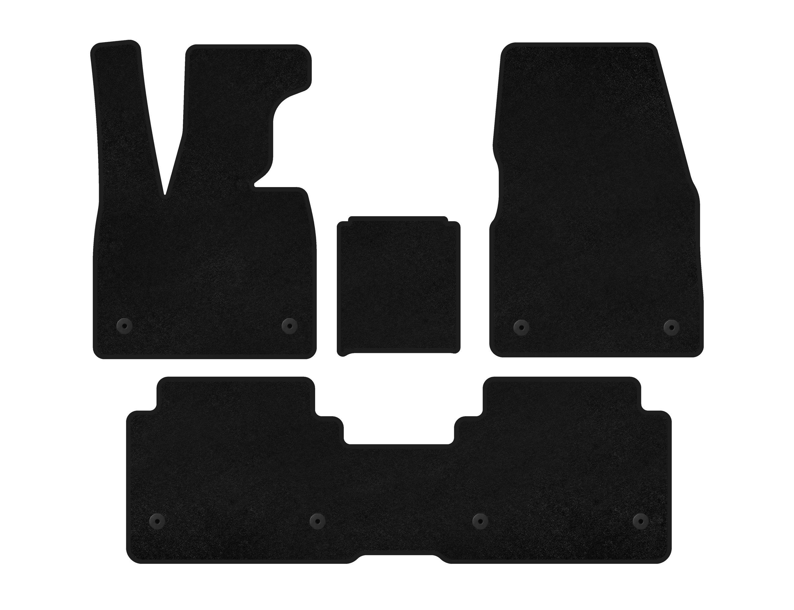 Коврики текстильные Digital Designs Premium для BMW I3 2013-2022 гг. ткань Черный (134445)