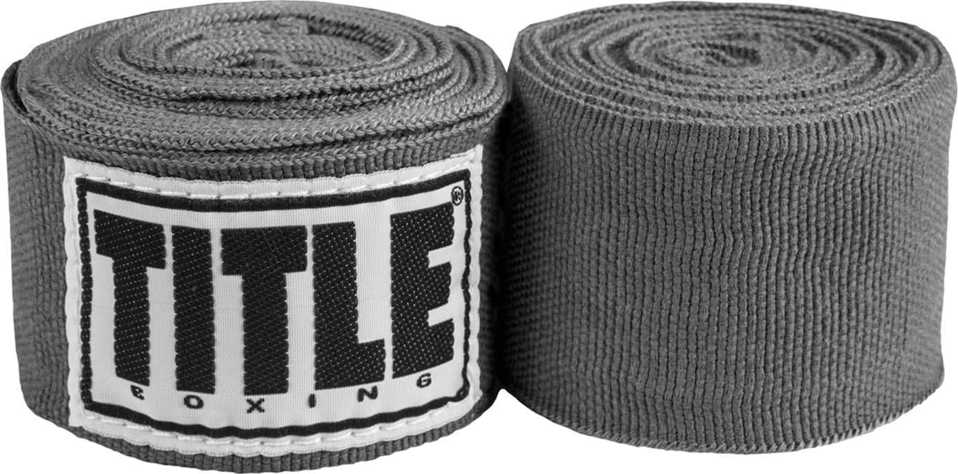 Бинты для бокса TITLE Boxing Select 180" Semi Elastic Mexican 4,5 м Grey (SMHW XL GR)