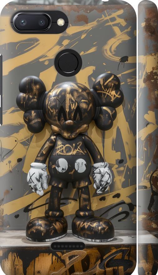 Чехол на Xiaomi Redmi 6 Bronze kaws (6097m-1521-42517)