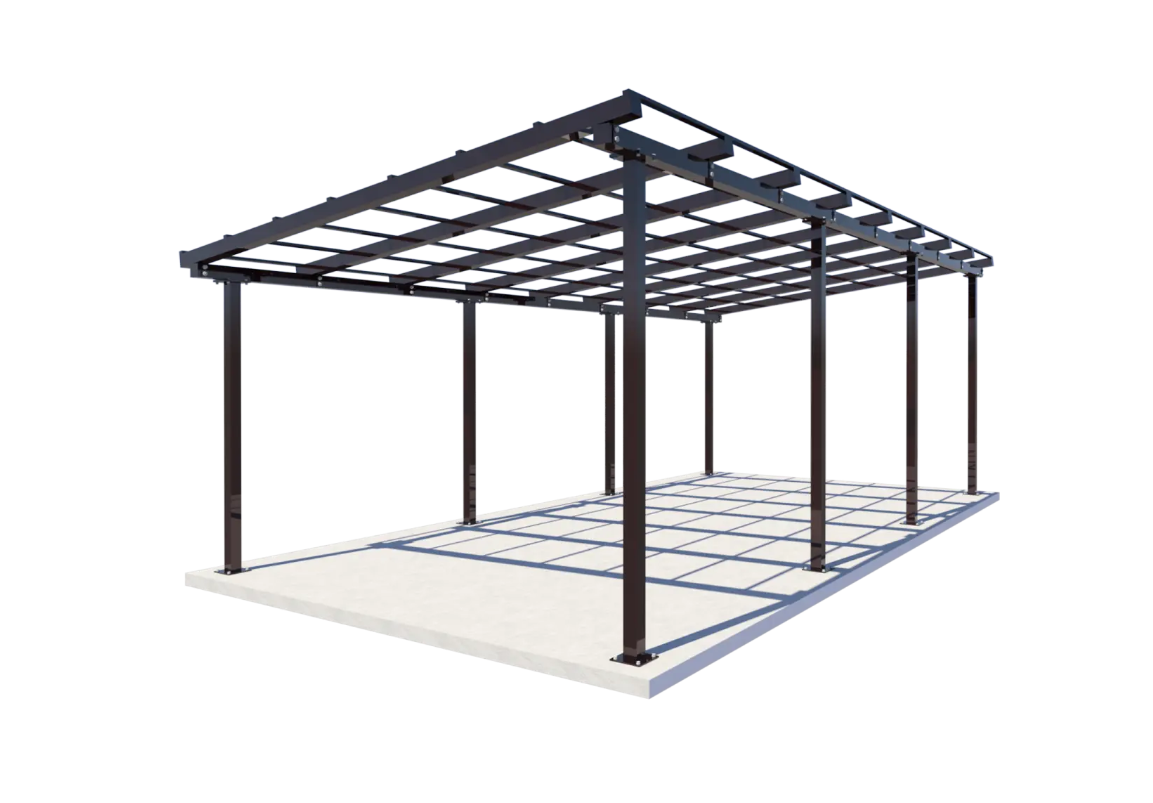 Навес односкатный Shelter Titan 8х6 м