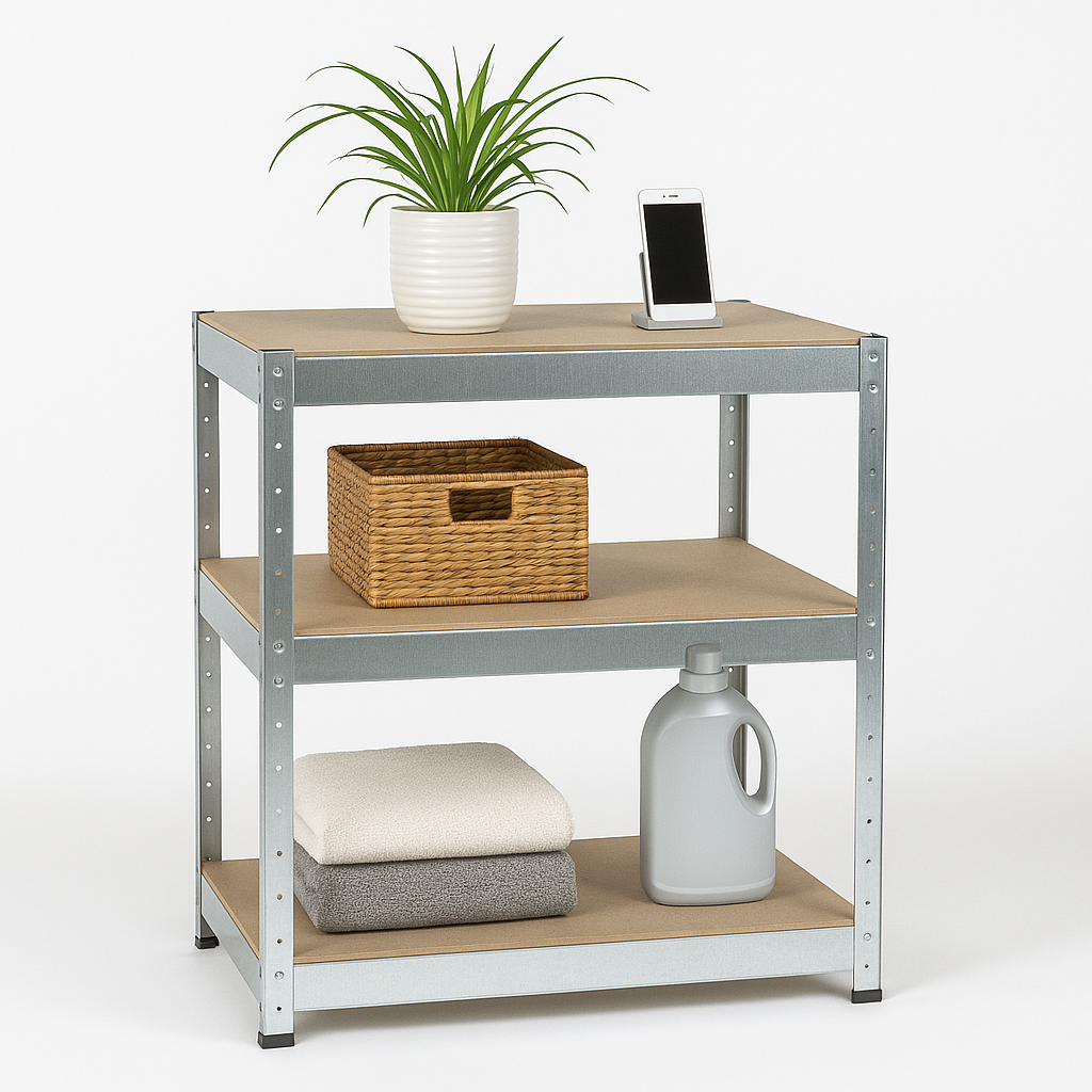 Стеллаж Space Max металлический оцинкованный 100х80х40 см (sp031) - фото 2 Стеллаж Space Max металлический оцинкованный 100х80х40 см (sp031) - фото 2