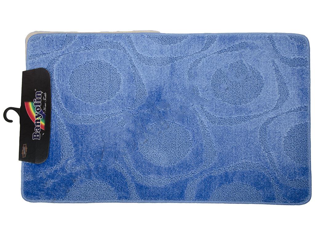 Комплект ковриков в ванную Banyolin CLASSIC Голубой (MUP-30043-BLUE)
