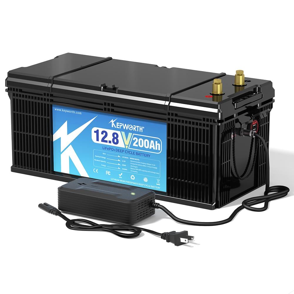 Аккумулятор Kepworth LiFePO4 12V 200Ah 2560W с зарядным устройством BMS (K12200525) Аккумулятор Kepworth LiFePO4 12V 200Ah 2560W с зарядным устройством BMS (K12200525)