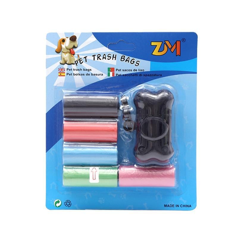 Набор для выгулки собак 11157 5 рулонов Черный (4570819)