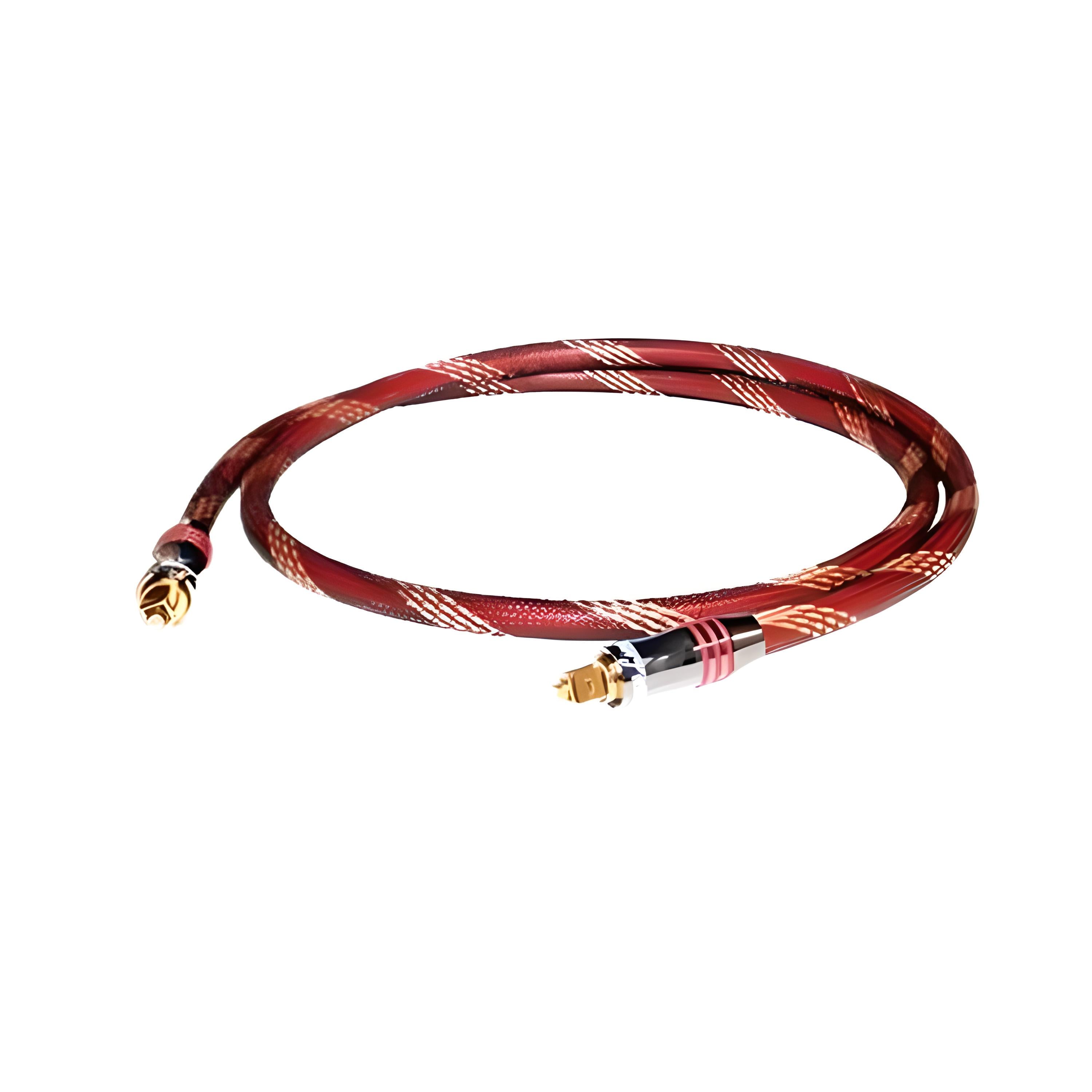 Кабель оптический High Definition Reference Line Toslink аудио цифровой 10 м Терракотовый (1K-OFR8-10)