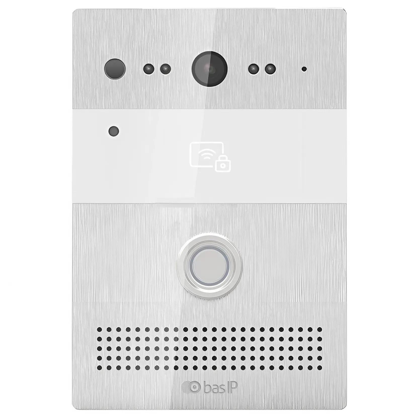 Панель доступу BAS-IP AV-07B IP65 з камерою та RFID-зчитувачем Сірий (28360831)