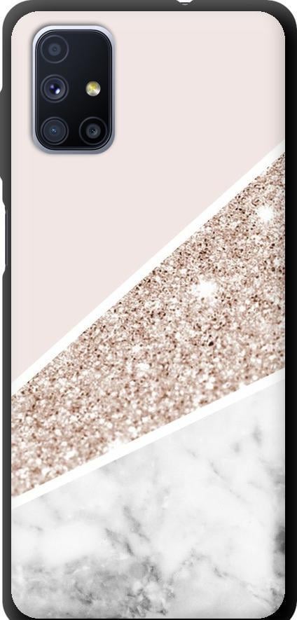 Чехол на Samsung Galaxy M51 M515F Пастельный мрамор (4342b-1944-42517)