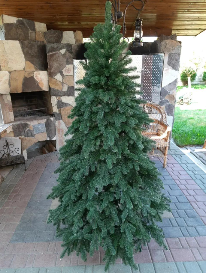 Штучна ялинка лита Елітна з підставкою 2,10 м Зелений (NYT15295) - фото 7 Штучна ялинка лита Елітна з підставкою 2,10 м Зелений (NYT15295) - фото 7