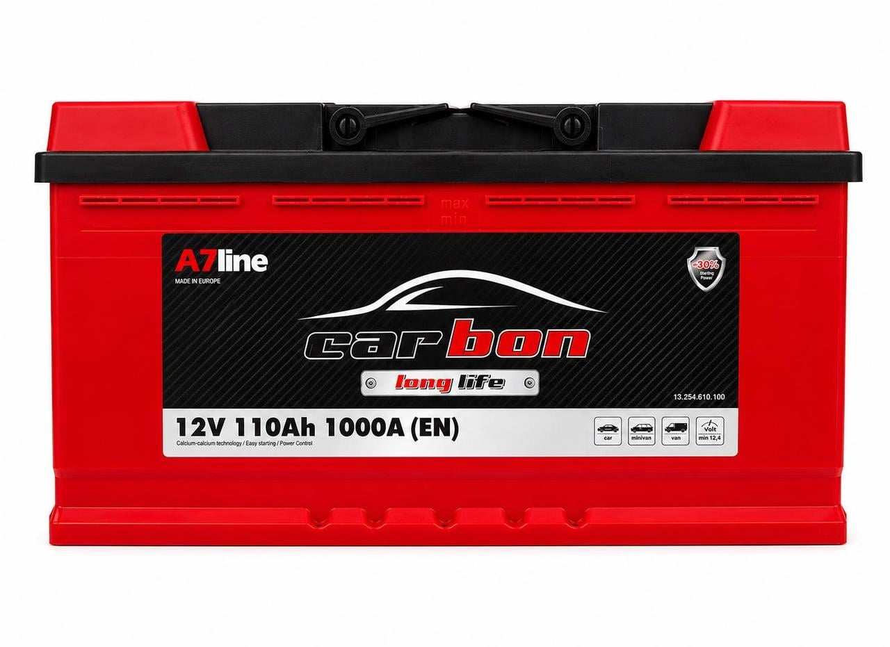 Акумулятор автомобільний Carbon 110 Ah 1000A R+ 12V (3152773210)