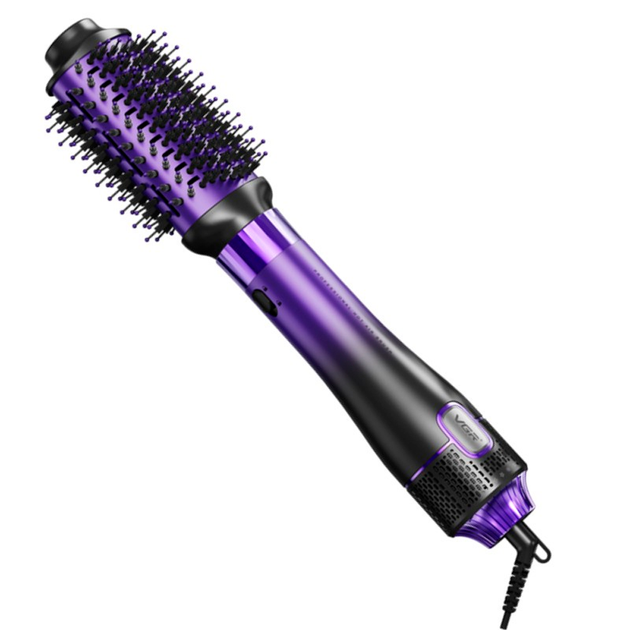 Фен-щетка стайлер VGR V-488 с 8 насадками Purple (V-488 PURPLE)