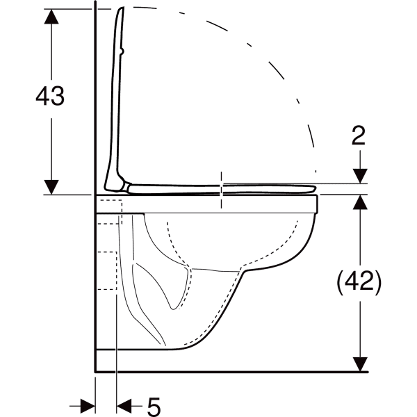 Унитаз подвесной KOLO Idol із сидінням (M1310002U) - фото 4 Унитаз подвесной KOLO Idol із сидінням (M1310002U) - фото 4