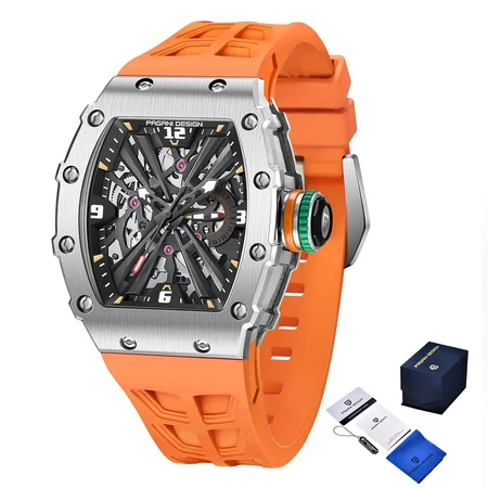 Наручные часы Pagani Design PD-1738 Silver-Orange (1824)