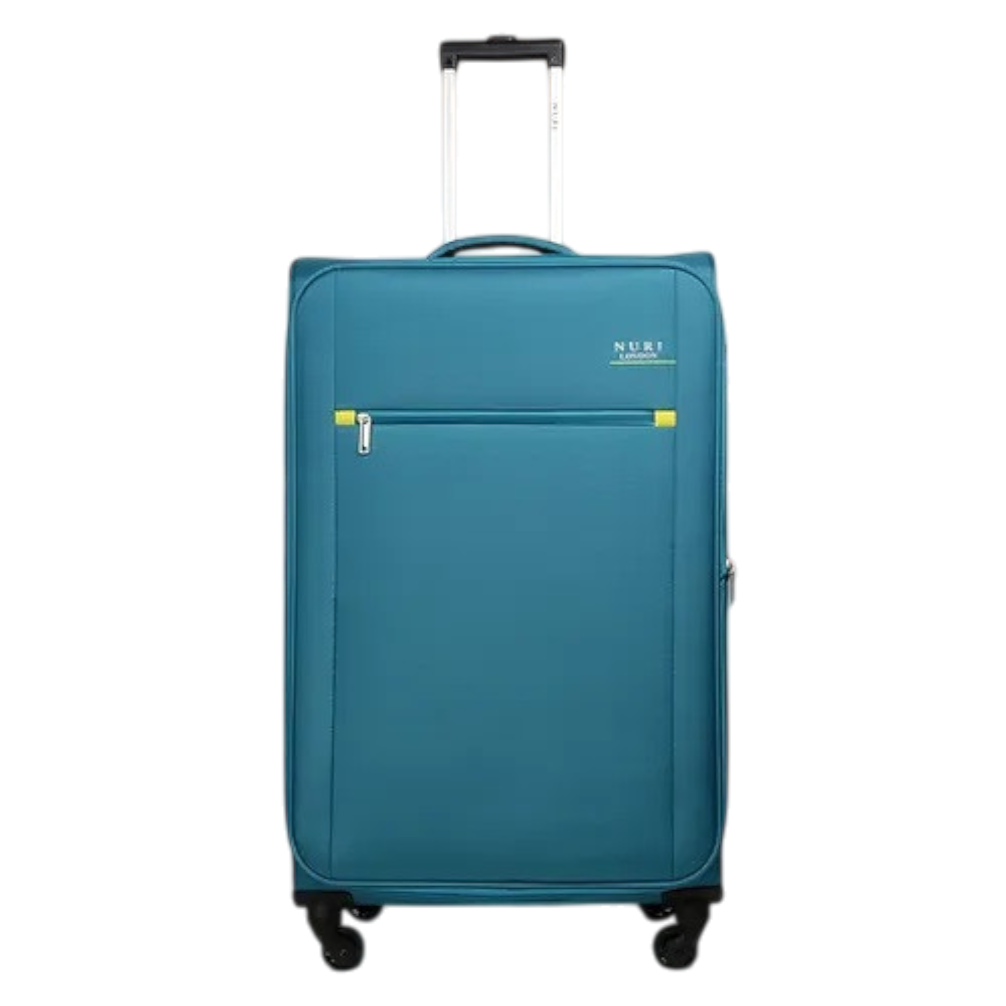 Чемодан NURI 2823 LONDON Elite Turquoise на 4 колесах прочная ткань L (09261)
