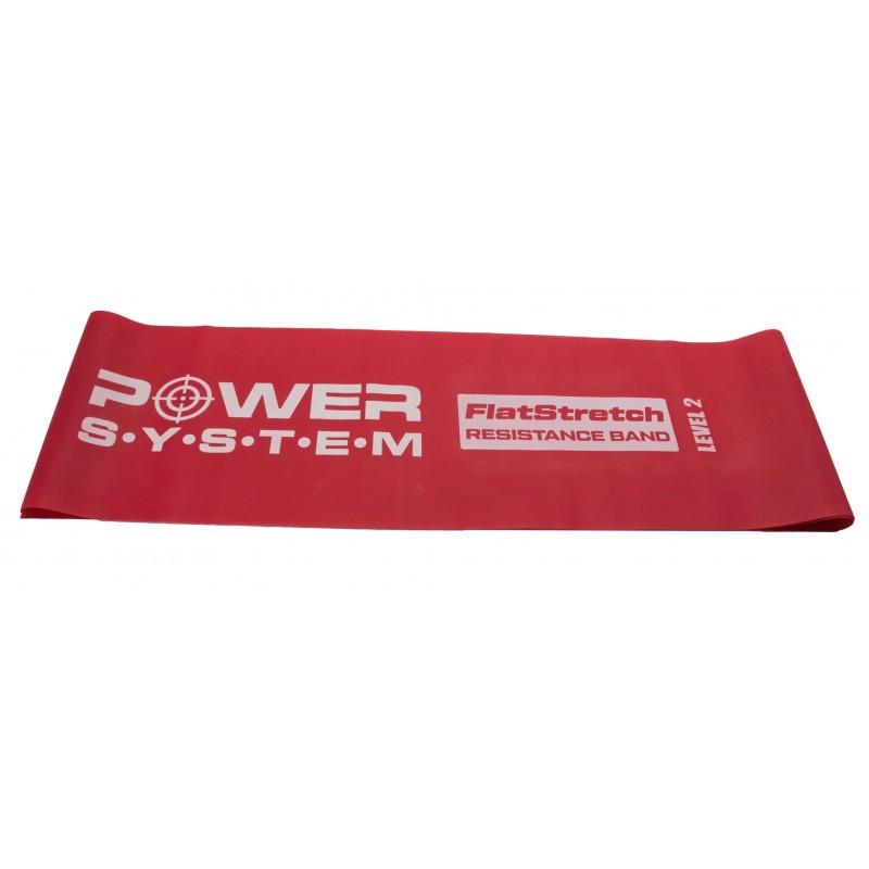 Стрічка-еспандер Power System PS-4122 Flat Stretch Band Level 2 Red