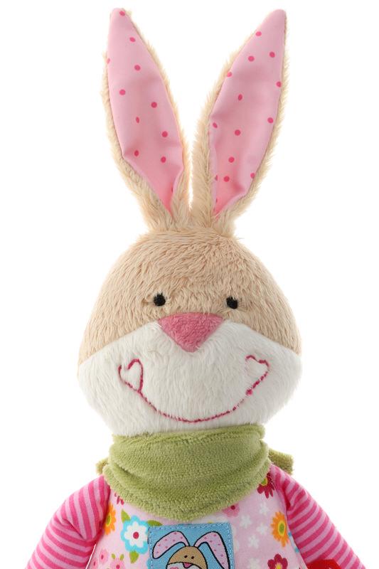 Мягкая игрушка Sigikid Bungee Bunny Заец 25 см Розовый (40107SK) - фото 10