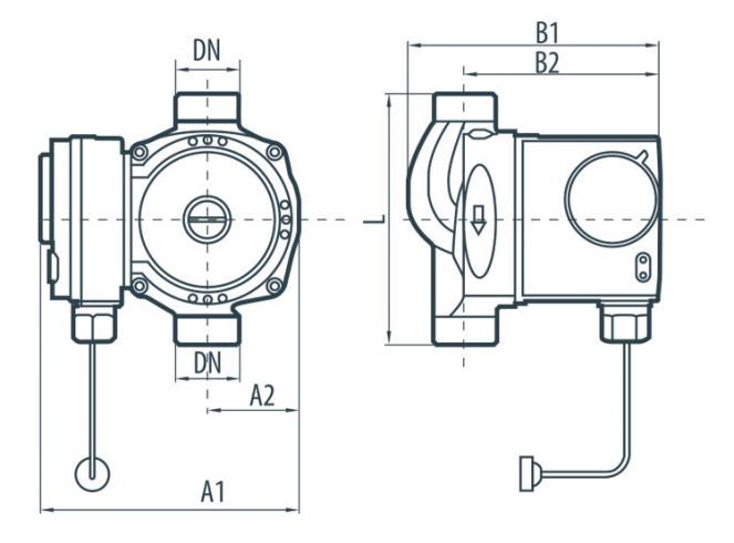 Циркуляційний насос NPO BPS 20-4G-130/B - фото 2