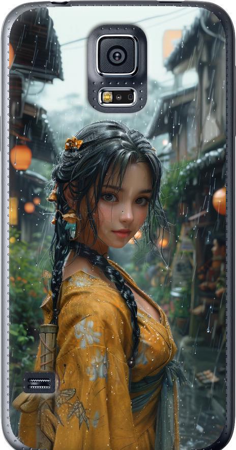 Чехол на Samsung Galaxy S5 g900h Anime-girl (6133t-24-42517)
