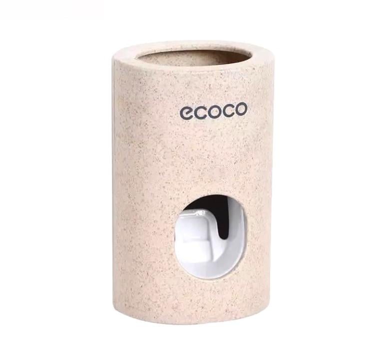 Диспенсер ECOCO Toothpaste Dispenser дозатор зубної пасти Рожевий (SUN4940)