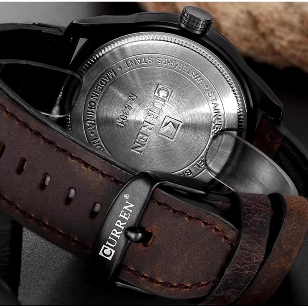 Годинник чоловічий наручний Curren Pro series зі шкіряним ремінцем Коричневий - фото 4 Годинник чоловічий наручний Curren Pro series зі шкіряним ремінцем Коричневий - фото 4