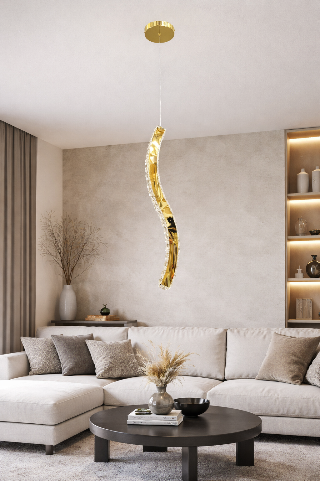 Подвесной светильник Serpenta Light LED 3 режима 13W (20403/1GD)
