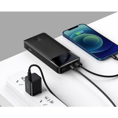 Аккумулятор наружный Baseus 20000 mAh Bipow Display 15 W Black - фото 2 Аккумулятор наружный Baseus 20000 mAh Bipow Display 15 W Black - фото 2