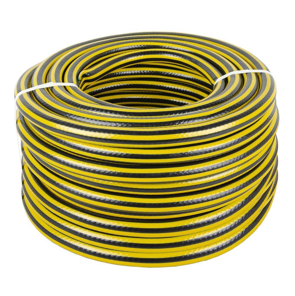 Шланг садовий для поливу PCHELKA 3/4 50 м Чорно-жовтий (92-1069) - фото 1 Шланг садовий для поливу PCHELKA 3/4 50 м Чорно-жовтий (92-1069) - фото 1