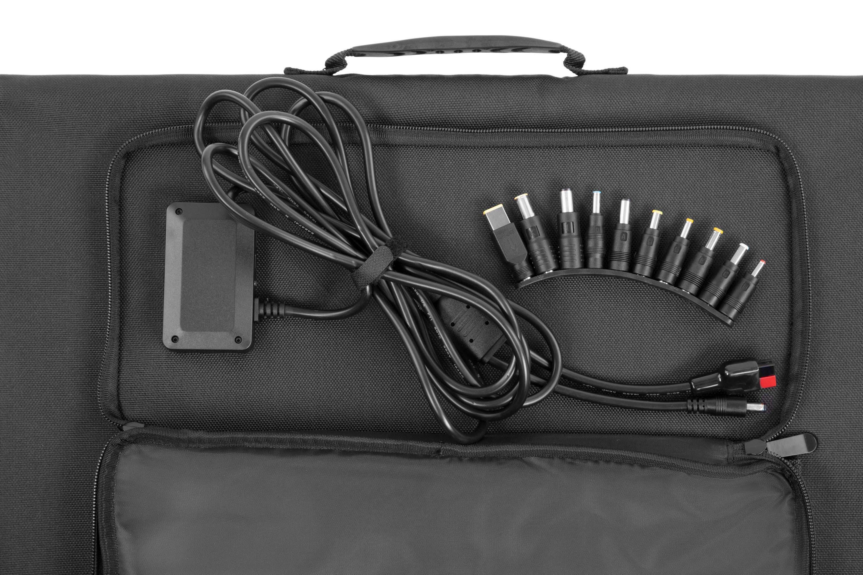 Сонячна панель портативна 2E 60 Вт зарядний пристрій DC USB-С PD18W USB-A 24W - фото 6