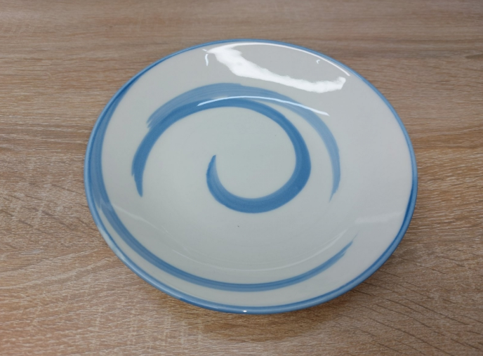 Сервиз столовый OMS TULU фарфор 6 персон 24 шт. волна Белый с голубым (KL24-Briz) - фото 3 Сервиз столовый OMS TULU фарфор 6 персон 24 шт. волна Белый с голубым (KL24-Briz) - фото 3