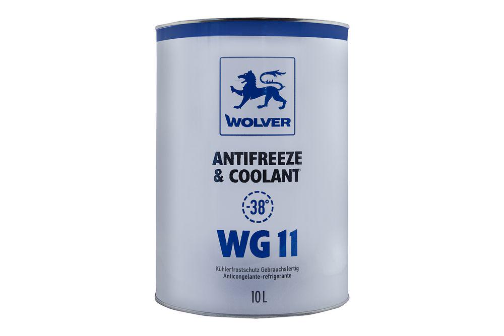 Антифриз Wolver Universal Antifreeze Ready для использования G11 до-40°C 10 л Синий (46584)