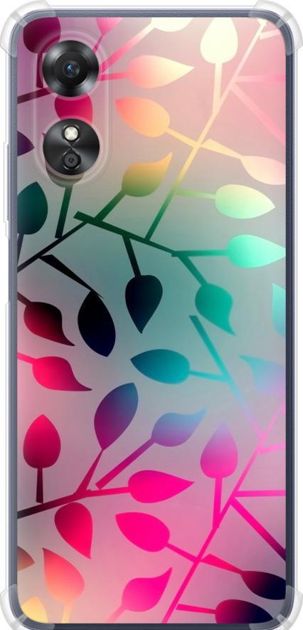 Чехол на Oppo A17 Листья (2235sp-2954-42517)