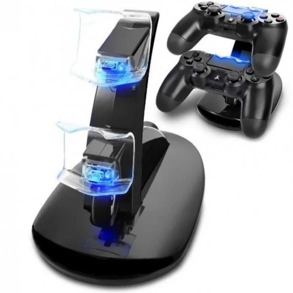 Зарядная станция Dual USB Charging Stand для геймпадов PlayStation PS4/PS4 Slim/PS4 Pro - фото 2