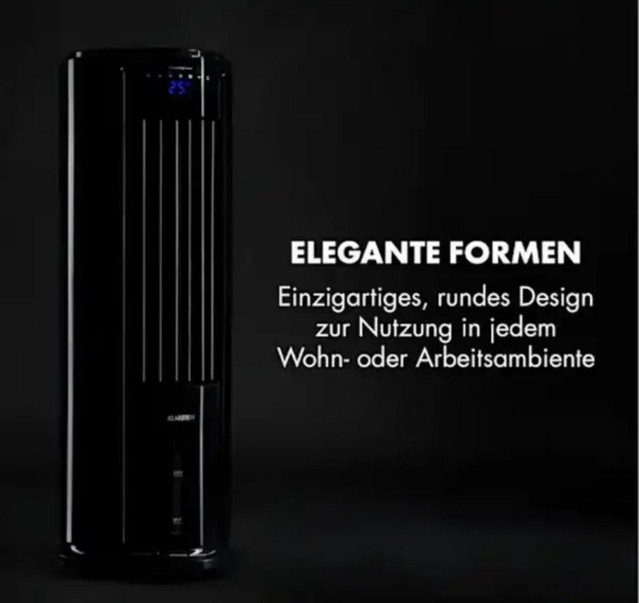 Охолоджувач-вентилятор Klarsttein Skyscraper Horizon зволожувач 60W 486m3/h 3,5 л - фото 5 Охолоджувач-вентилятор Klarsttein Skyscraper Horizon зволожувач 60W 486m3/h 3,5 л - фото 5