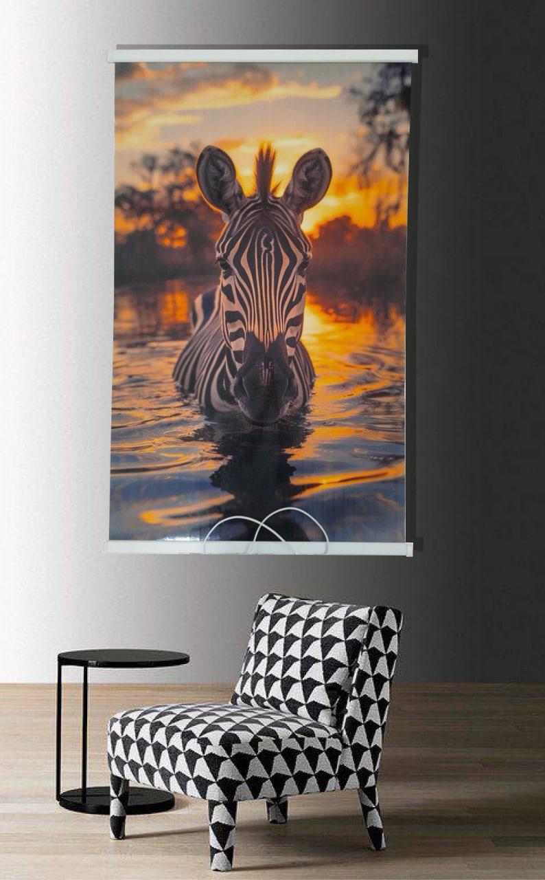 Инфракрасный обогреватель настенный Сейм картина Зебра 200 Вт 100x63 см 450 Вт - фото 2